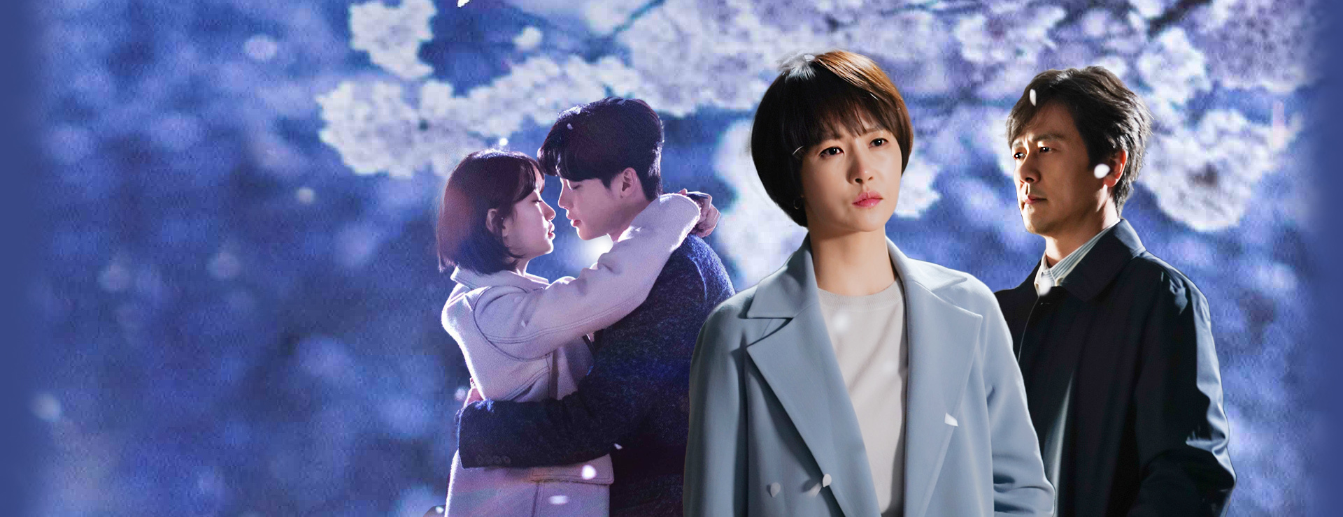 봄 사랑 벚꽃 죽음 포스터